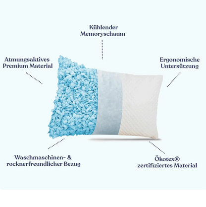 Dreamers® Cooling Memory Foam Pillow